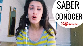 When To Use SABER or CONOCER Differences Between Saber and Conocer SPANISH LESSON 14 [upl. by Aelaza]