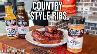 Smoked Country Style Pork Ribs on a Pellet Grill  Easy amp Delicious Recipe  Heath Riles BBQ [upl. by Dyoll]