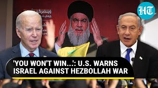 Israel Wont Win Against Hezbollah US Chilling Warning As Netanyahu Plans New War  Report [upl. by Lear]