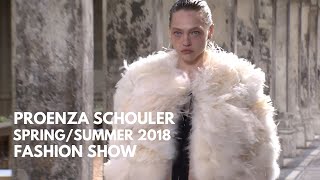 Proenza Schouler Fashion Show  Spring Summer 2018 Runway Show 4K  tooStylish [upl. by Leilani999]