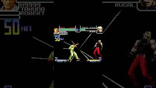 K9999 Takuma amp Robert vs Rugal  KOF 2002 Hack arcadegameskof kof2002magicplus2 arcadefighting [upl. by Leidag838]