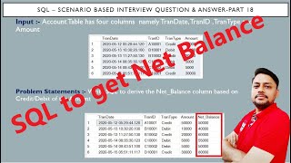 SQL Interview Questions and answers Part 18  SQL Scenario based Interview Question and Answer [upl. by Laurinda]