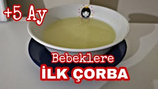 Bebekler için İlk Çorba Tarifi 5 Ay İrmikli Kabaklı Bebek Çorbası [upl. by Vey]