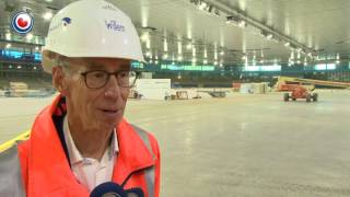 Werk aan Thialf gaat in de bouwvak gewoon door [upl. by Madai]