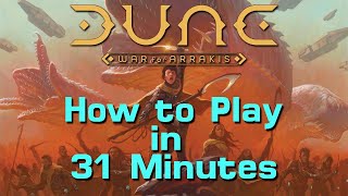 How to Play Dune War for Arrakis in 31 Minutes [upl. by Sassan]