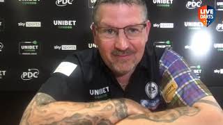 Gary Anderson after recovery win vs Duzza quotPeter was there for the taking I was absolutely rottenquot [upl. by Siraj]