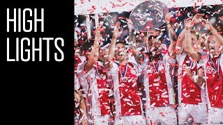 Highlights De Graafschap  Ajax  Kampioenswedstrijd Eredivisie 201819 [upl. by Ulane482]