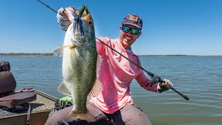 Fishing Behind Docks with My Tiny Boat  I Found a BIG BASS [upl. by Montague]