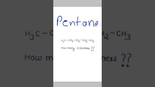 How many structural isomers of PENTANE  ORGANIC CHEMISTRY [upl. by Bowlds690]