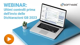 Ultimi controlli prima dellinvio delle Dichiarazioni GB 2023  GBsoftware [upl. by Olram]