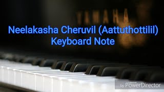 Neelakasha Cheruvil Aattuthottilil Keyboard Note [upl. by Hsotnas]