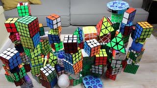 My Rubiks Cube Collection 100 Cubes [upl. by Alleyn]