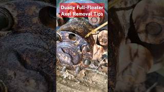 Dually Axel Removal Tips [upl. by Atteuqcaj]