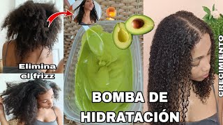 😱HIDRATACION BOMBA CASERA para CABELLO RESECO Y MALTRATADO  CABELLO SIN FRIZZ❌Repara Tu Cabello😍 [upl. by Wahlstrom]