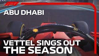 Sebastian Vettels Surprise Final Ferrari Radio Message  2020 Abu Dhabi Grand Prix [upl. by Haila185]