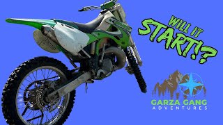 Kawasaki KX250 Barn Find [upl. by Smeaj]