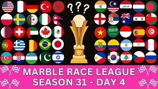 Marble Race League Season 31 DAY 4 Marble Race in Algodoo [upl. by Caesaria]