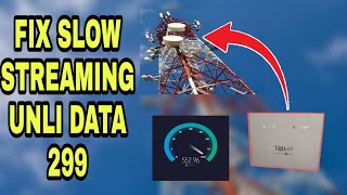 UNLI DATA 299  HOW TO FIX SLOW BROWSING  SLOW SPEED TEST [upl. by Skeie]