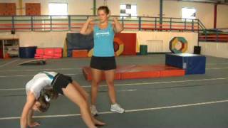 Gymnastics  How to Do a Backbend [upl. by Childs]