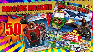 Dragons Magazin JubiläumsAusgabe Nr 50 mit ChipShooter  2020 Kalender  Infos amp Merchandise satt [upl. by Eeslehc]