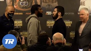 Artur Beterbiev amp Marcus Browne Staredown in Intense Faceoff  Fight Friday Night on ESPN [upl. by Elletsirhc]