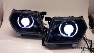 Nissan Patrol Y61 headlamp retrofit  FULL LED [upl. by Heisel]