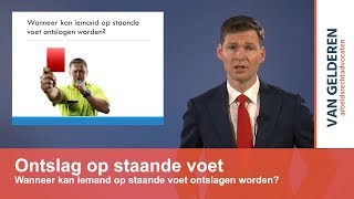 Ontslag op staande voet [upl. by Joub607]