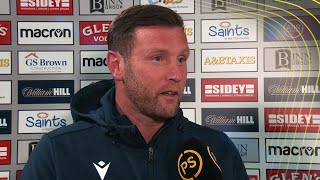 St Johnstone interim manager Andy Kirk reflects on 60 defeat at home against Celtic [upl. by Irfan]