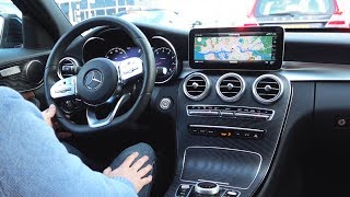 2019 Mercedes C Class C180 AMG  NEW vs 2018 Full Drive Review Sound Interior Exterior [upl. by Ranie]