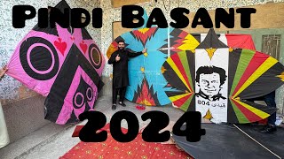 Pindi Basant 2024  Rawalpindi City Basant  Biggest kites ever  Police aa gayai [upl. by Nance497]