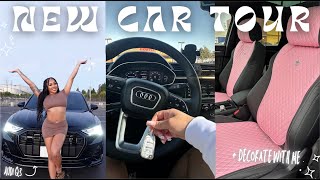 2024 Audi Q3 Detailed Car Tour  Decorate my Car With Me  Amazon Essentials [upl. by Bartie508]