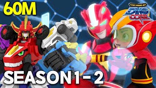 S01 Dinocore season1 special I 1 Hour Compilation I Episodes 7  13Finished [upl. by Naawaj]