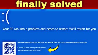 Blue screen error Stop Code INACCESSIBLE BOOT DEVICE Windows 7 8 10 Solution  How to fix stop code [upl. by Eiznek145]