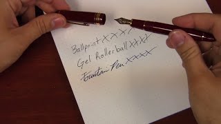 How a Fountain Pen Works Fountain Pen 101 [upl. by Werd793]