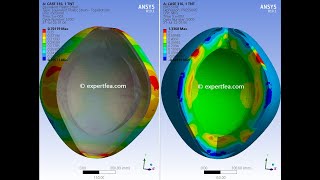 Explosive forming of metal sheet using water and TNT  ANSYS Workbench Explicit Dynamics with Fluids [upl. by Whitnell]