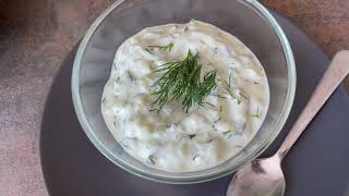 Tradičné grécke tzatziki RECEPT originál [upl. by Leahicm821]