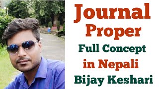 Journal Proper in Nepali Adjusted Trial Balance  Class 11  NEBHSEB  By Bijay Keshari [upl. by Haag462]