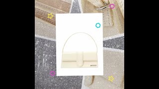 Jacquemus Ivory Leather Le Bambino Long Shoulder Bag [upl. by Aicnarf]