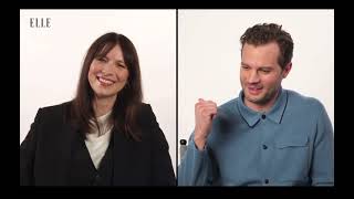 Jamie Dornan amp Caitríona Balfe play “Knowing Me Knowing You” with ELLE UK [upl. by Vivie]