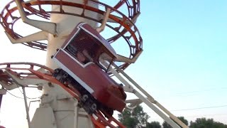 Insane Toboggan Roller Coaster POV Little Amerricka Wisconsin [upl. by Nalat928]