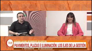 Pavimentos plazas e iluminación los ejes de la gestión de Susana Laciar [upl. by Ronoc]