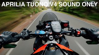 2022 Aprilia Tuono V4 Factory  Engine Sound Only  Akropovic Exhaust [upl. by Alyaj]