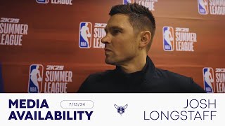 Hornets vs Knicks Coach Josh Longstaff Postgame Media Availability  7132024 [upl. by Caputto]