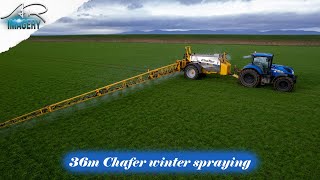 Carsehall Farms spraying with the 36m Chafer Sprayer [upl. by Mcnutt369]