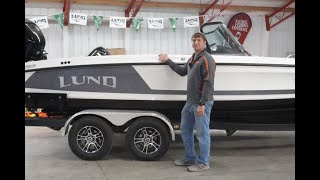 2023 Lund 219 Pro V Fiberglass Waconda Boats Walk Through Video [upl. by Ajed]