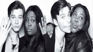 Chris Colfer and Amber Riley singing 4 minutes Glee [upl. by Clemen]