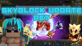 BLOCKMAN GO SKYBLOCK NEW UPDATE PET [upl. by Mahoney]