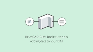 Adding data  BricsCAD BIM Basics [upl. by Simetra]