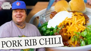 Beef and Pork Rib Chili  Home Style Cookery with Matty Matheson Ep 6 [upl. by Atteloiv371]