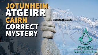 Atgeirr Cairn Mystery Jotunheim Assassins Creed Valhalla [upl. by Nirik]